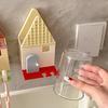 Toothbrush Holder Wall Mounted Storage Rack Double Slot Design Keeps Toothbrush Dry Bathroom Organizer