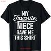 From Favorite Niece for Uncle Fathers Day Birthday Christmas T Shirt Vintage Washed Designer Clothes Fashion Breathable Soft