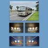 Dual-Lens LED Laser Front Headlights for Toyota Coaster, JAC Bosston, Jinlv, and Jiangling