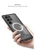 Samsung S25Ultra/S25+/S24+ Single-Sided Snap-Button Metal Phone Case