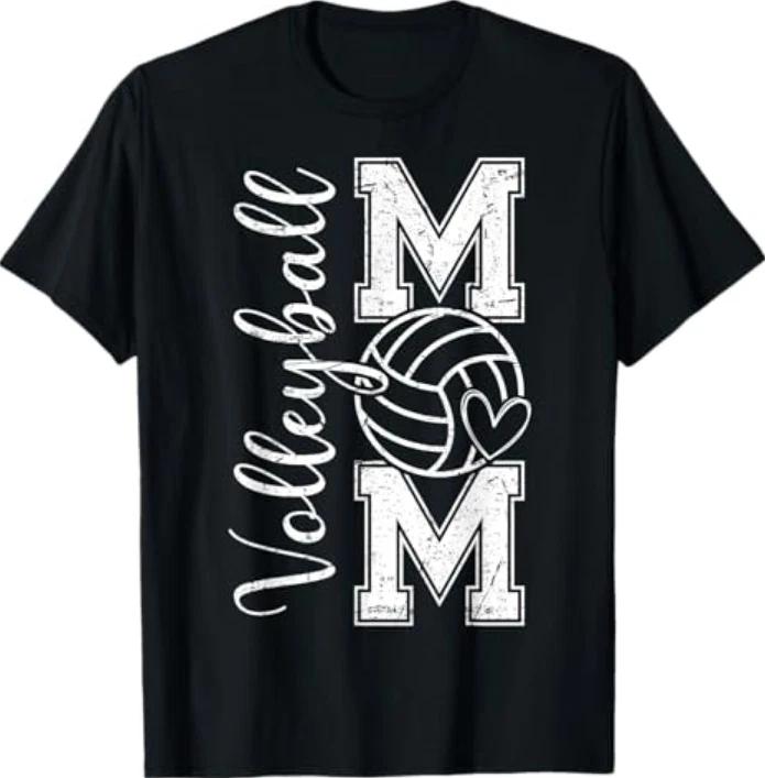 Volleyball Mom Game Day Vibes Mothers Day Volleyball Mother Tshirt S