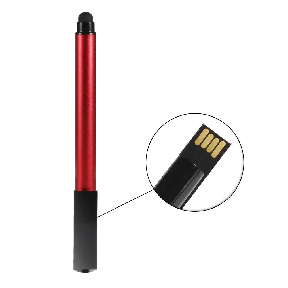 Corporate Gift Pen Ballpoint Usb Flash Drive 128MB Pendrive 32gb 64gb Portable Memory Stick Key Stylus Touch Pen Flashdisk