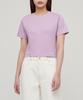 MUSINSA STANDARD WOMAN Women'S Crew Neck Crop T-Shirt [Lilac]