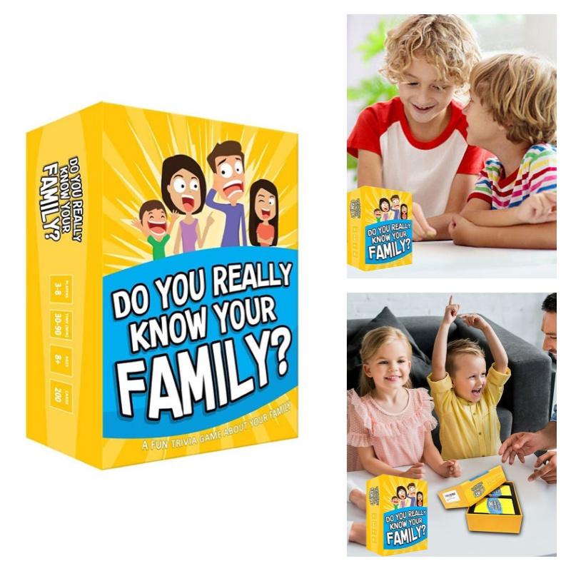 Genuinedo You Really Know Your Family Educational Board Game For All Ages