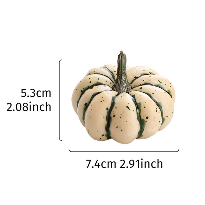 Realistic Halloween Pumpkin Ornaments Durable Festive Decorations Cute Photo Props for Yard Patio Party Display