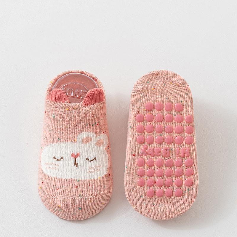 Kids Floor Short Socks For Girls Boys Cotton Cartoon Toddler Anti-slip Socks For Children Casual Baby Child Home Sock Spring Autumn