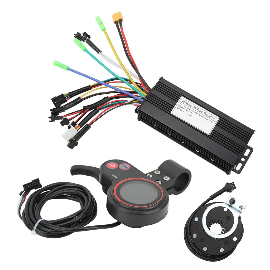 Electric Bike Controller 36V 48V 500W Scooter Motor Controller with G20 Display Panel Set Kit