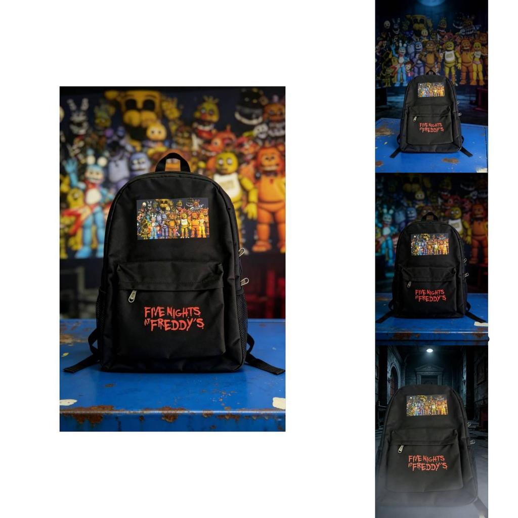 Five Nights At Freddys Cartoon Print Oxford Bag And Pencil Case For Teens