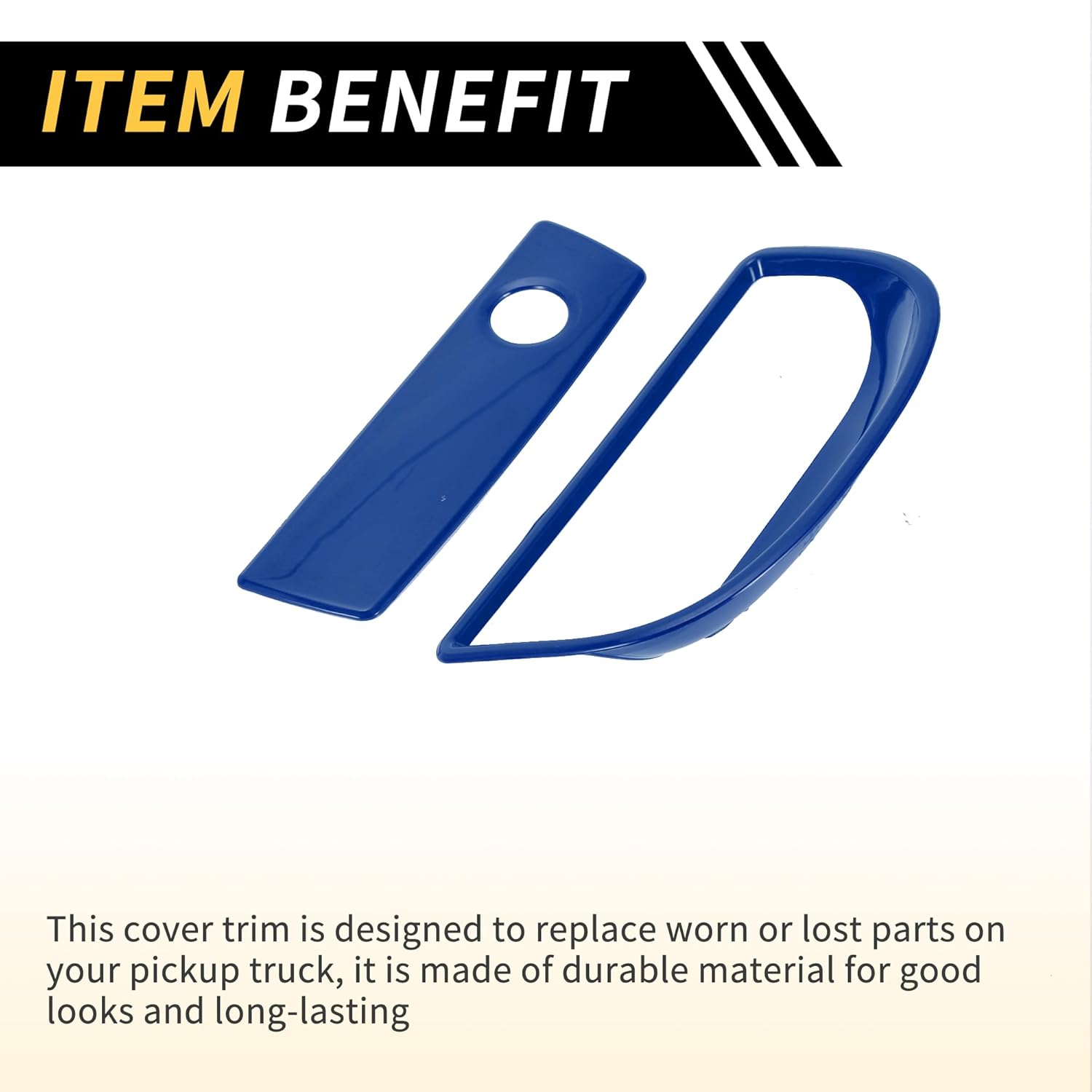 

1 Set Glove Box Handle Switch Cover Trim for Jeep Wrangler JK 2007-2017 Passenger Storage Grab Handle Button Trim ABS Blue