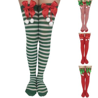 Christmas Socks High Tube Comfy Cute Sweet Good Elasticity Stockings Cosplay Accessories