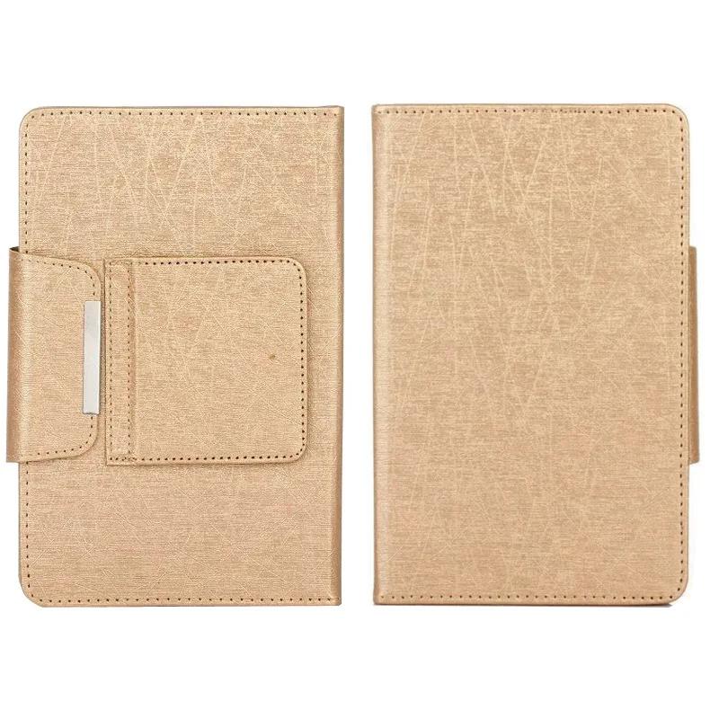 Universal Folio Case for 7-10.1in Tablet PU Leather Stand Protective Cover Hard PC Back for iPad, Samsung, Huawei, Lenovo, Android