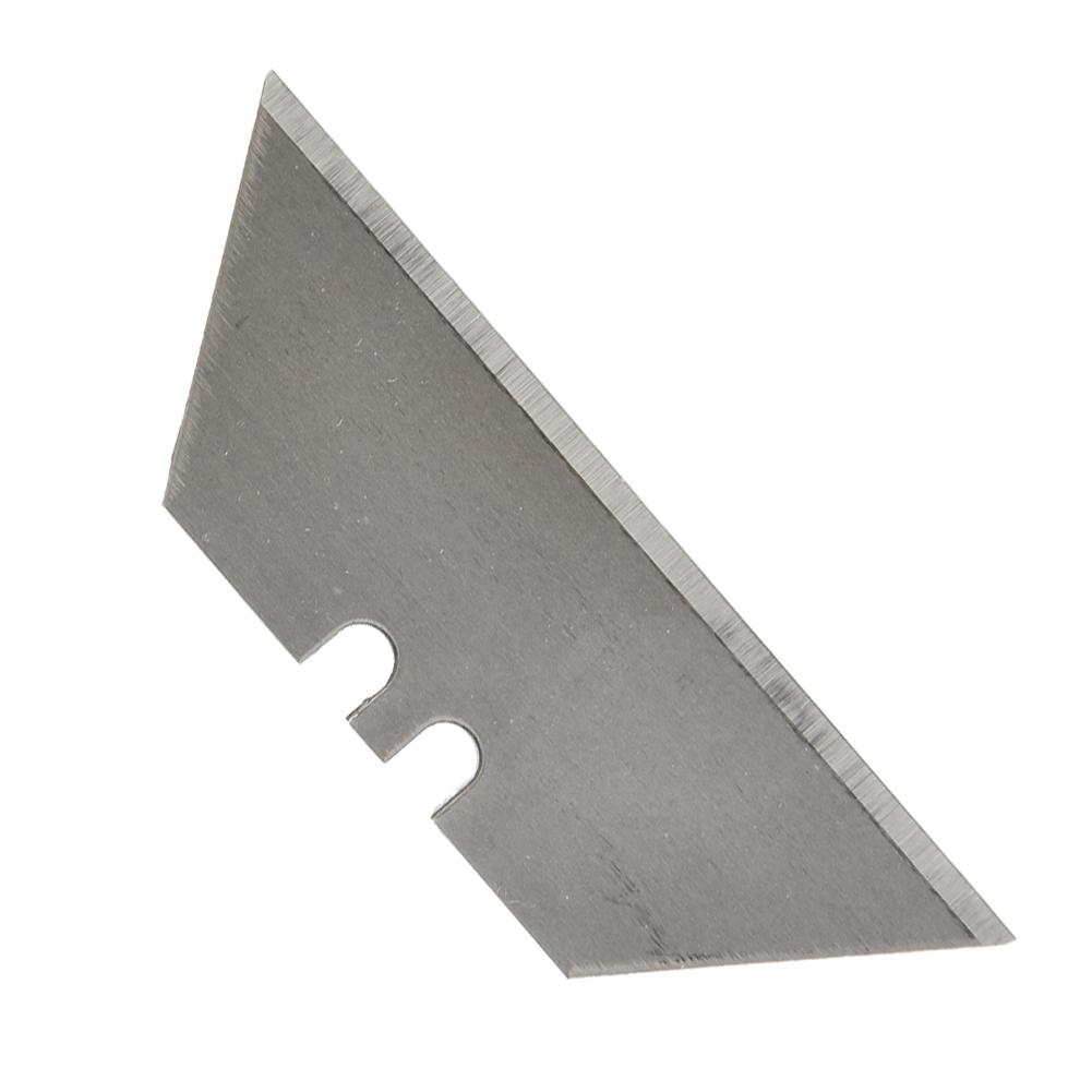 Trapezoidal Blade 2.36×0.7 Inch 30 Pcs Set 60# Carbon Steel Black Silver
