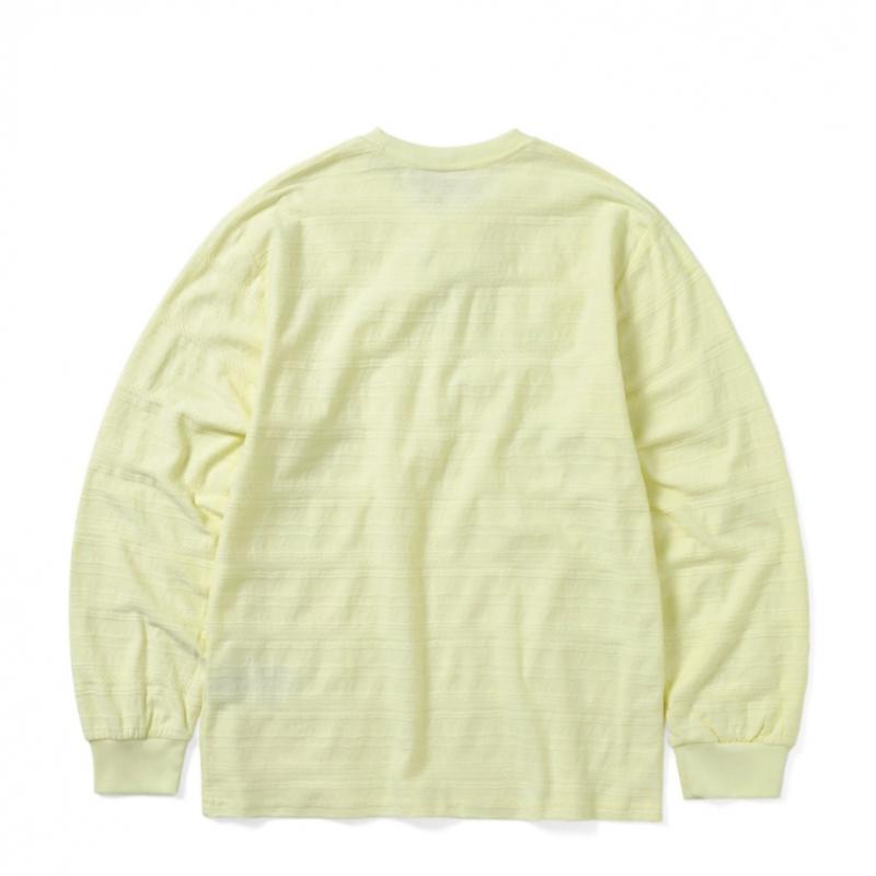 ThiSiSneverthat Star Jacquard L S Tee paLe yeLLow