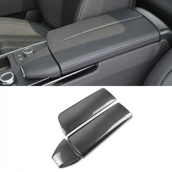 Car Center Armrest Box Panel Cover For Mercedes Benz GLS GLE Class X166 W166 AMG