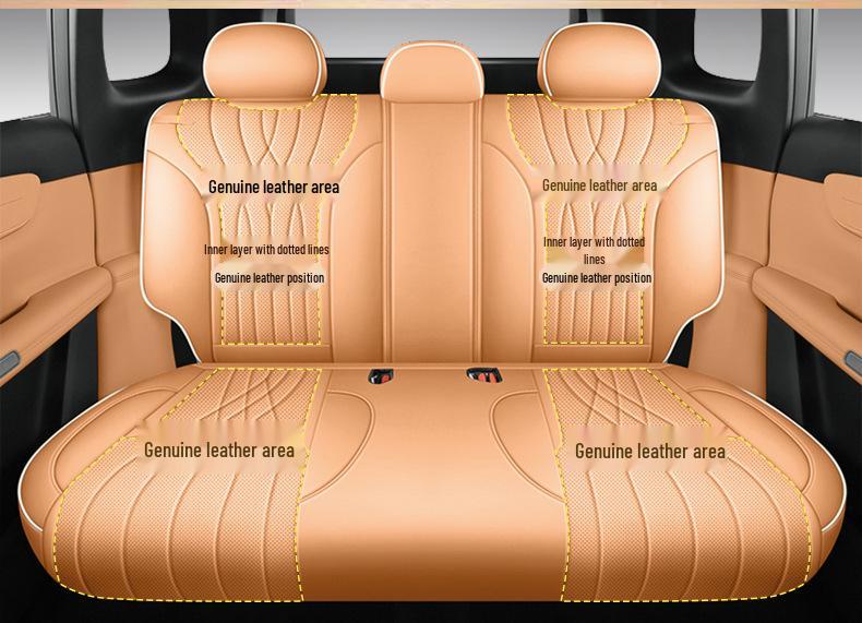 Changan Qiyuan Q07 Perforated Leather Car Seat Cover - Full Coverage for All Seasons