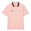 Mens Roland Garros Side Slits Relaxed Fit Short-Sleeved Polo Shirt