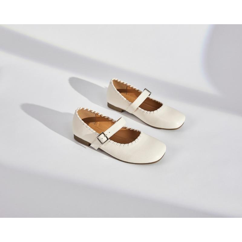 Gentle shoes flat single shoes women's new summer Mary Jane shoes fairy with skirt soft-soled shoes
