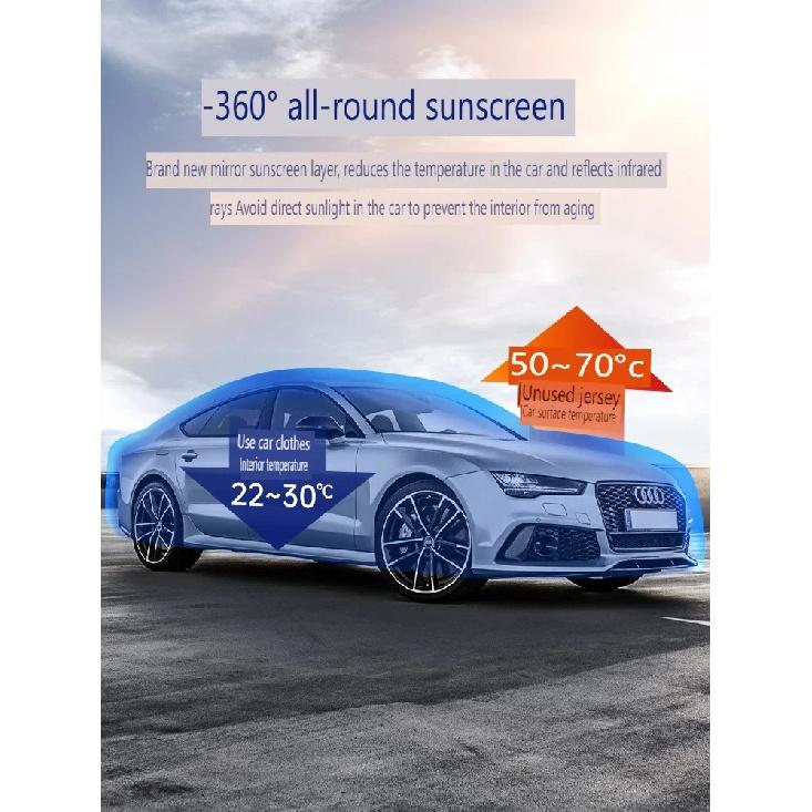 Waterproof Car Covers for 2006-2025 Mercedes Benz ML/GLE Class 300 350 with Windproof Bands for Snow Rain Protection