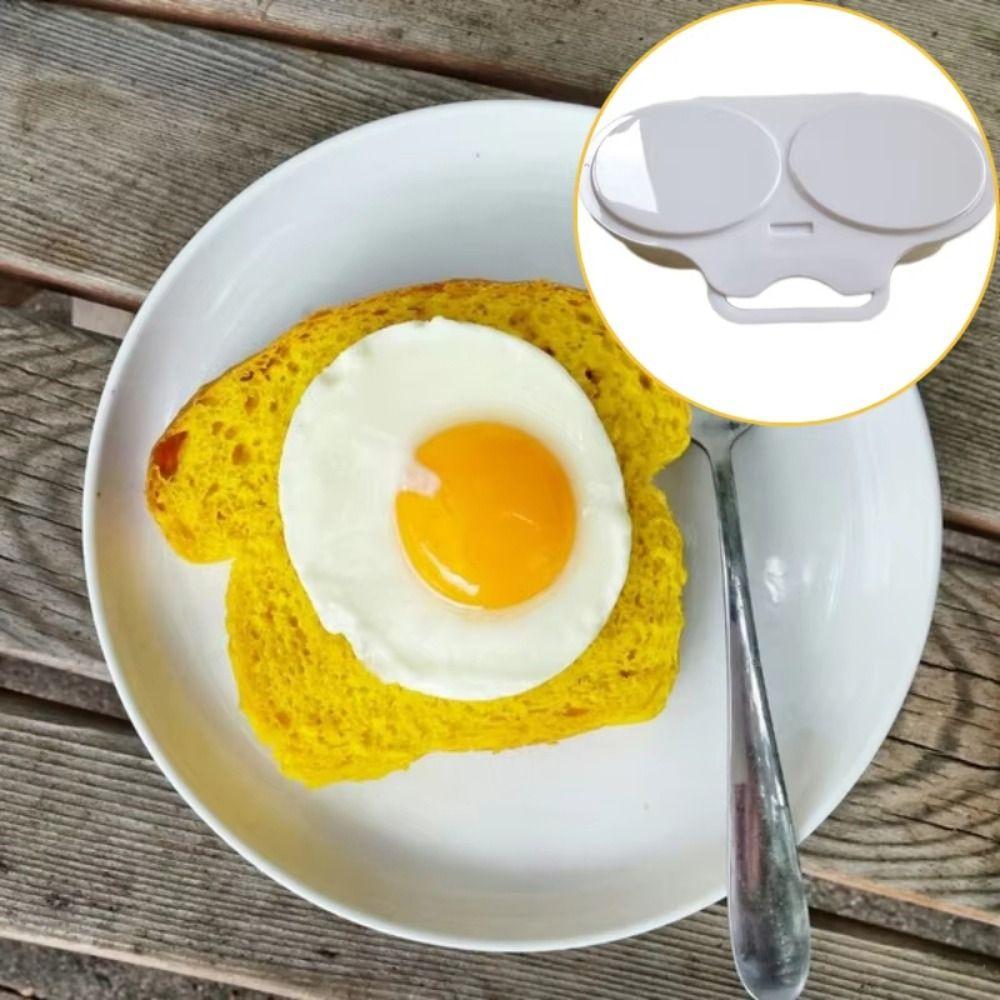 Food Grades Plastic Microwave Egg Cooker Kitchen Cooking Mold Egg Fryer Kitchen Gadgets