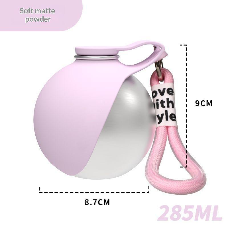 Portable Dogs Drinking Bottle With Silicone Bowl, 285Ml Leak-Proof Dog Drinking Bottle For Cats And Dogs,Outdoor Walks And Hikes