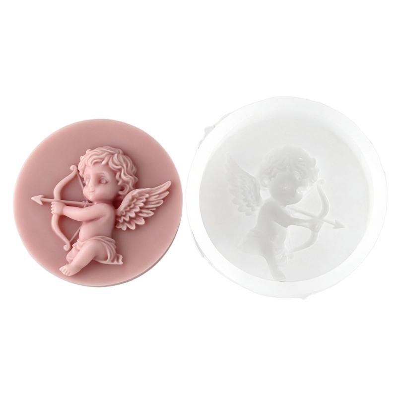 Silicone Mould for Making Angel Shaped Candle Soap and Craft with Artistic Styles