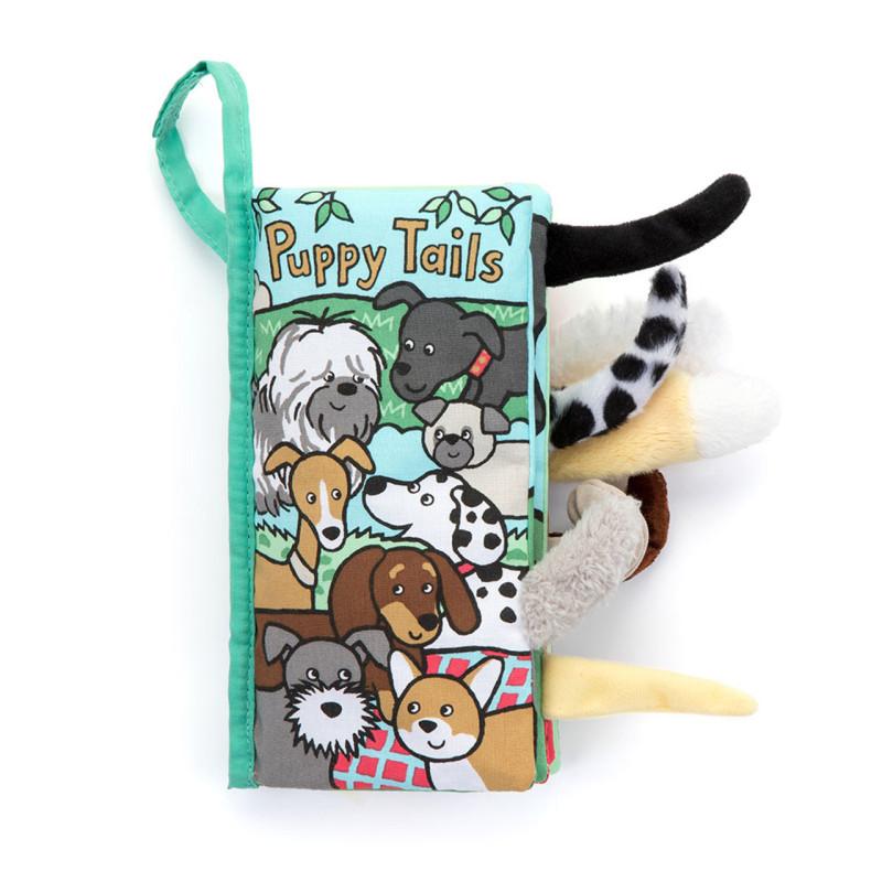 JELLYCAT Dog Series Puppy Tail Activity Manual Plush Doll Accessories