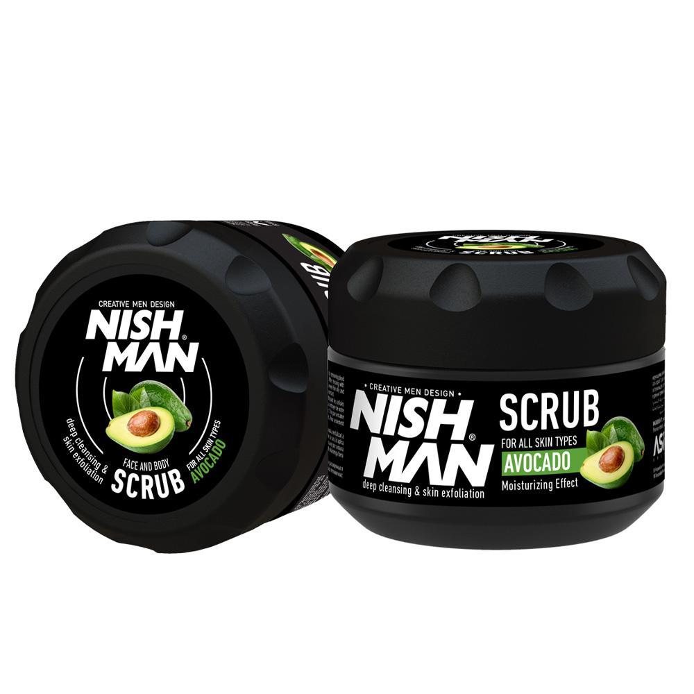 Super Merchant Nishman Gezichts- en Lichaamsscrub Avocado Peeling Voor Gezicht en Lichaam 300 Ml