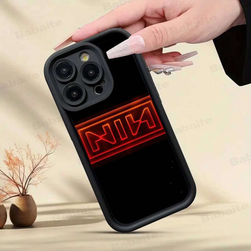 Classic Band Nine I-Inch N-Nails Phone Case For IPhone 17 16 15 14 13 12 11 Air Plus Pro Max Soft Back Cover iPhone 17pro max