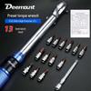 Adjustable Bicycle Torque Wrench Set 2-24NM, 1/4 Ratchet Repair Tool