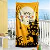 Halloween Beach Towel Super Soft Microfiber Quickdry Fabric Comfortable Lightweight