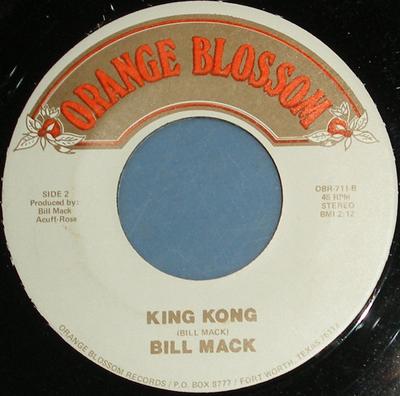 Disque 7 pouces BILL MACK - (Je suppose) Je continuerai à m'accrocher à Y OBR711 Fleur d'oranger US Folk Occasion