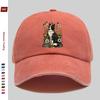 Baseballkappe mit Tier-, Pflanzen-, Blumen-, Insekten-, Schmetterlings- und gutaussehendem Hundedruck, lässiger Stil, Sonnenhut, bequem und Li