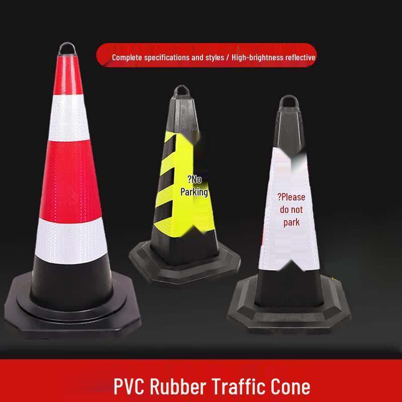 Reflective Rubber Traffic Safety Cone