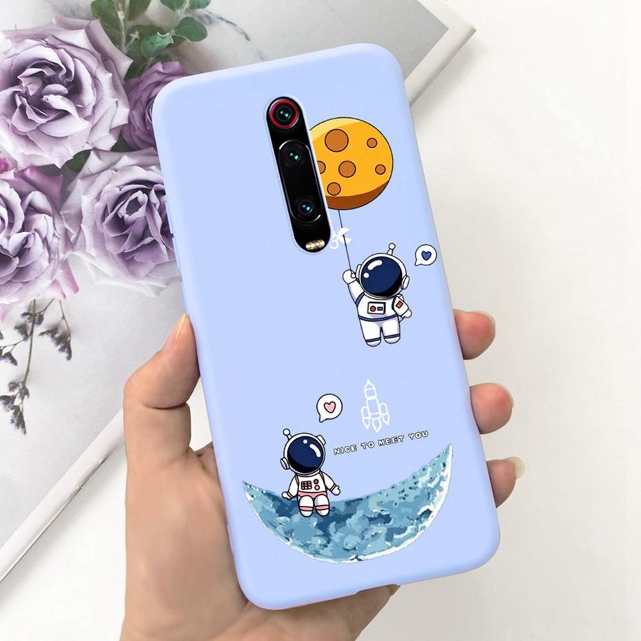 Kreslený obal pro Xiaomi Mi 9T Pro Mi9T Roztomilý barevný měkký silikonový zadní kryt pro Xiaomi Mi 9T 9 T 9TPro Pouzdra na telefon