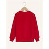 Kids Sweatshirt Long Sleeve Round Neck , Casual Spring/Autumn Winter Outfits (Machine Washable, Multi-Color Options)