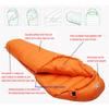 Camping Bag Very Warm White Goose Down Adult Mummy Style Sleep Kind of Thickness Outdoor Travel