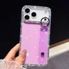 Luxury Rhinestone Phone Case with Wrist Strap for Apple 15 Pro Max and 17 Air
