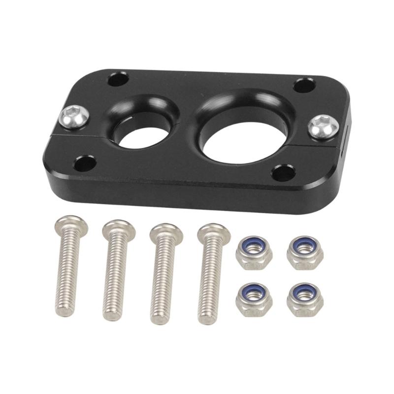 Firewall Pass Through Aluminum Firewall Pass Through with Screws 01232023 Eliminates Gromet in Fire Wall Bulkhead Wiring 1