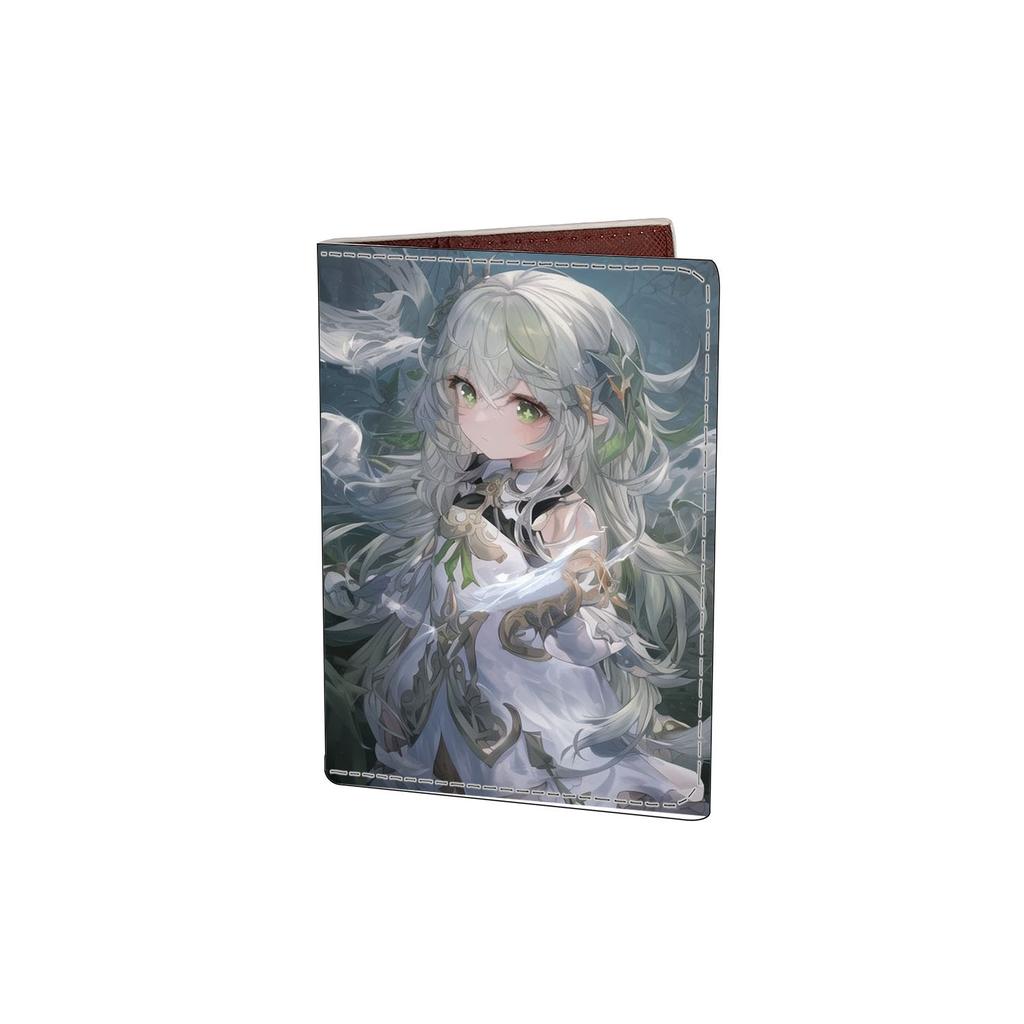 Anime Yuanshen Surrounding Second Dimensional Travel Passport Bag Document Clip Passport Bag Digital