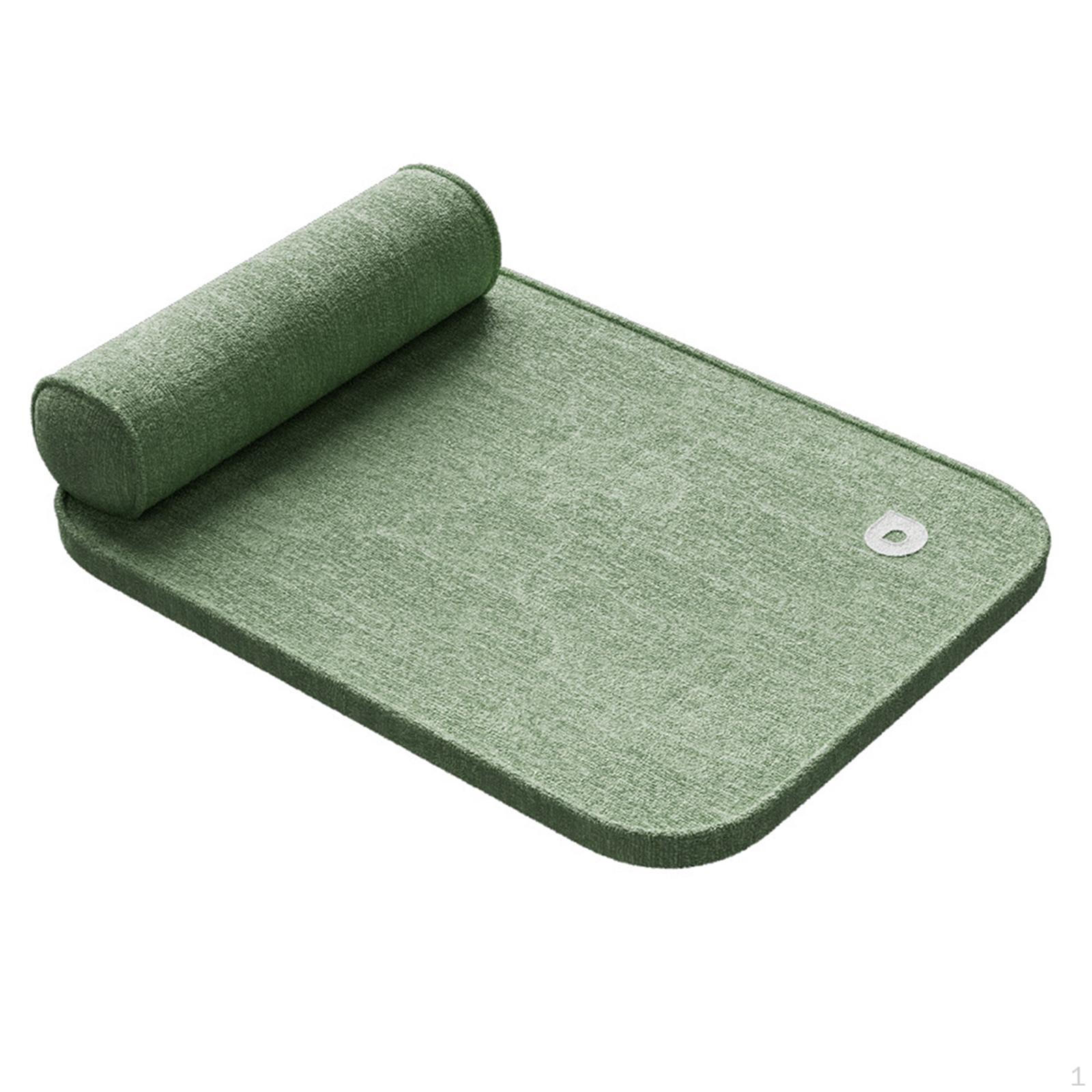 

Dog Bed Mat for Kennel Home Indoor with Removable Washable Cover Splashproof 23.6x17.7 inch зелёный