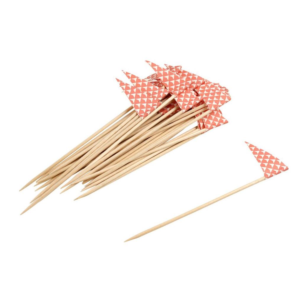 Fackelmann Nature 50-piece Wooden Cocktail Picks Ref.. 31016