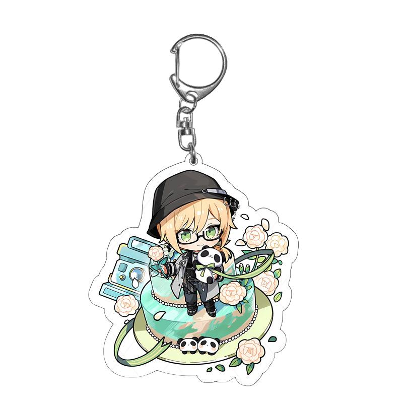 

Cute Anime Lovebrush Chronicles Ayn Acrylic Key Chains Game Peripherals Fashion Jewelry HD Pattern Kids Pendant Cosplay Costumes 6 cm