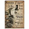 Vintage Metal Tin Sign 20x30cm Wall Art Home Decor Retro Plaque