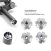 8Pcs 28.6mm Fork Cycle Fork Star Nut Steel BCycle Headset Star Nut  Cycling Repair