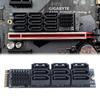 M.2 M KEY Nvme To 9 Ports SATA 3.0 Adapter 6Gbps M.2 To SATA 9-Port Expansion Card PCIE 3.0 X2 Hard Disk Capacity for Desktop PC