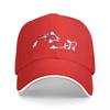 Koi Fish Kuhaku Showa Sanke Koi Fish Design Black Background Baseball Cap Military Tactical Cap Cute Men's Luxury Women's