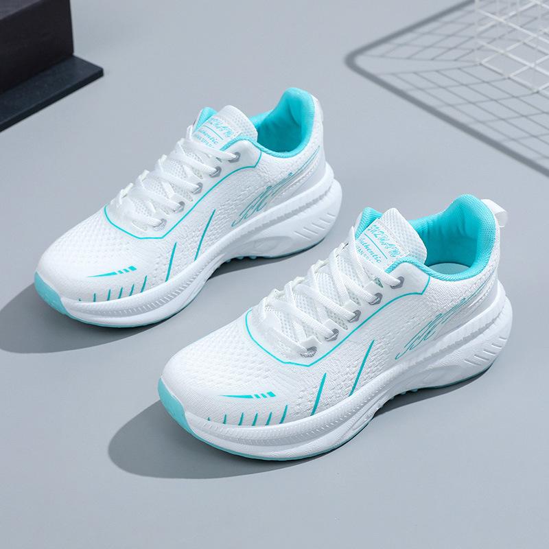 

Женская модная повседневная спортивная обувь 2023 года, весна-лето, новый стиль, мягкая подошва, нескользящие, дышащие, удобные кроссовки для женщин 35 синий