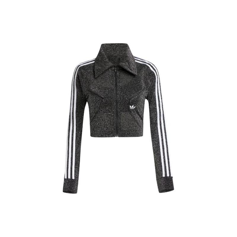 adidas Originals Women s Short Slim-Fit Zip-Up Track Jacket IY3482 XXS