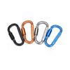 No. 8 D-Shaped Aluminum Alloy Locking Carabiner for Climbing and Backpacks