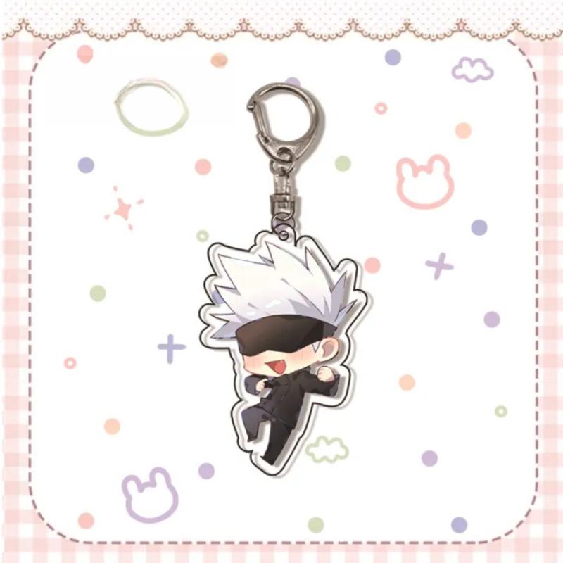 Jujutsu Kaisen Gojo Satoru Itadori Acrylic Keychain 55mm Anime Cosplay Accessory